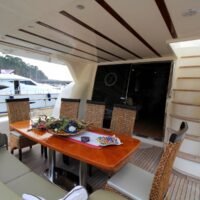 Aft dining area