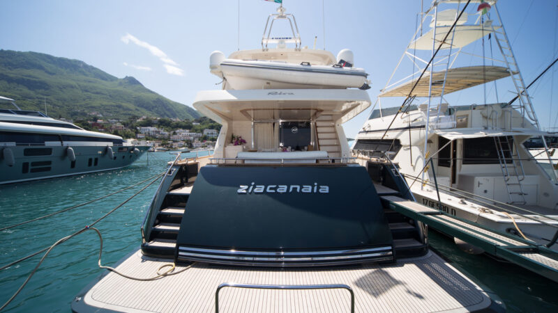 Riva Yacht ZIA CANAIA - Stern view